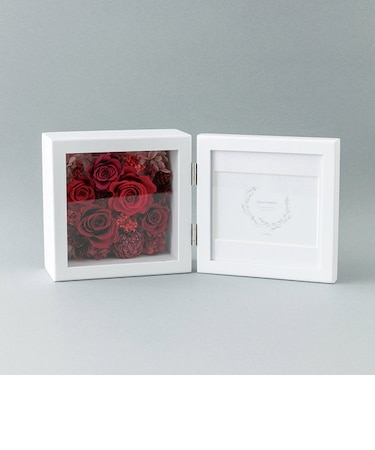 【当商品送料無料】プリザーブドフラワー 写真立て 通販 フォトフレーム 花 ボックス ギフト お花 造花 フラワーギフト 誕生日 Mode モード