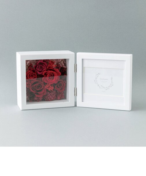 【当商品送料無料】プリザーブドフラワー 写真立て 通販 フォトフレーム 花 ボックス ギフト お花 造花 フラワーギフト 誕生日 Mode モード