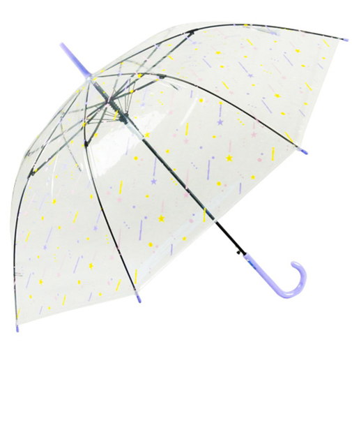 【当商品送料無料】ビニール傘 オシャレ 通販 傘 透明 半透明 長傘 ジャンプ傘 雨傘 ジャンプ レディース 58cm 58センチ 通学 通勤