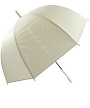 【当商品送料無料】ビニール傘 65cm 通販 ドーム型 傘 長傘 雨傘 かさ レディース メンズ 大きめ 手開き おしゃれ シンプル ロゴ POE