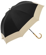 【当商品送料無料】ビコーズ 傘 because 通販 日傘 遮光 長傘 晴雨兼用 雨傘 晴雨兼用傘 UVカット 手開き 55cm 55センチ 軽量