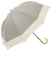 【当商品送料無料】ビコーズ 傘 because 通販 日傘 遮光 長傘 晴雨兼用 雨傘 晴雨兼用傘 UVカット 手開き 55cm 55センチ 軽量