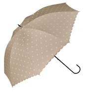 【当商品送料無料】ビコーズ 傘 because 通販 日傘 遮光 長傘 晴雨兼用 雨傘 晴雨兼用傘 UVカット 手開き 50cm 50センチ 軽量