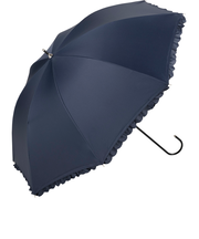 【当商品送料無料】ビコーズ 傘 because 通販 日傘 遮光 長傘 晴雨兼用 雨傘 晴雨兼用傘 UVカット 手開き 50cm 50センチ 軽量