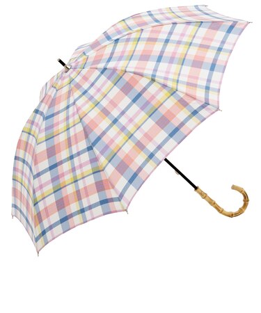 【当商品送料無料】because ビコーズ 晴雨兼用傘 長傘 通販 傘 雨傘 日傘 晴雨兼用 UVカット 紫外線対策 紫外線カット 熱中症対策 綿混