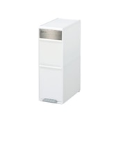 【当商品送料無料】like-it ライクイット ゴミ箱 2段 通販 ごみ箱 ステンレス ダストボックス 分別 ゴミ 縦型 ペダル付き ペダル ワイド