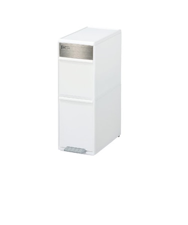 【当商品送料無料】like-it ライクイット ゴミ箱 2段 通販 ごみ箱 ステンレス ダストボックス 分別 ゴミ 縦型 ペダル付き ペダル ワイド