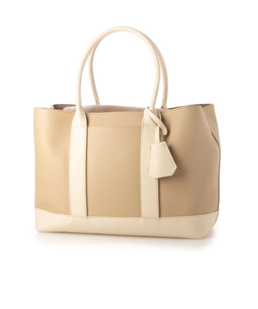 【当商品送料無料】カシュカシュ トートバッグ 通販 cache cache 79281 トートバック トート バッグ 仕切り付き 肩掛け 斜めがけ