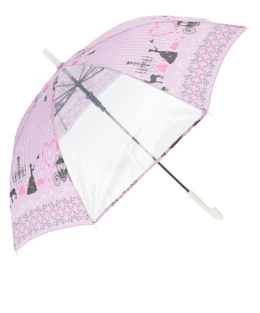 【当商品送料無料】子供 傘 55cm 女の子 通販 子供用 長傘 ジャンプ傘 子ども キッズ おしゃれ かわいい 小学生 こども 透明窓 雨傘