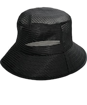 【当商品送料無料】帽子 レディース バケット ハット 通販 洗えるメッシュバケットハット uv カット 紫外線対策 バケットハット ぼうし ブラック