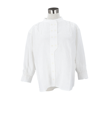 【当商品送料無料】dgy ディージーワイ シャツブラウス レディース 長袖 通販 シャツ ブラウス リネンシャツ リネンブラウス コックシャツ