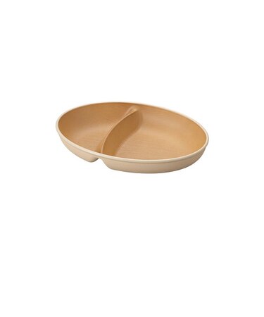 【当商品送料無料】ランチプレート 2つ仕切り 通販 仕切り皿 ワンプレート 皿 仕切り 仕切りプレート オーバルプレート おしゃれ シンプル