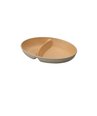 【当商品送料無料】ランチプレート 2つ仕切り 通販 仕切り皿 ワンプレート 皿 仕切り 仕切りプレート オーバルプレート おしゃれ シンプル