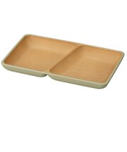 【当商品送料無料】ランチプレート 2つ仕切り 通販 仕切り皿 ワンプレート 皿 仕切り 仕切りプレート スクエアプレート おしゃれ シンプル