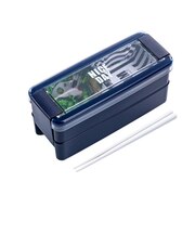 【当商品送料無料】お弁当箱 2段 女性用 通販 ランチボックス 二段弁当箱 弁当箱 お箸付き おべんとうばこ パッキン一体型 食洗機対応 透明ふた