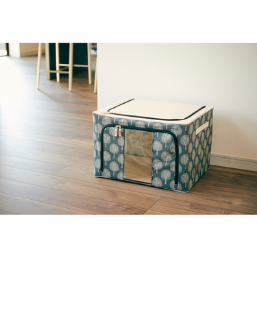 【当商品送料無料】収納ボックス 布 ふた付き 通販 衣装ケース 前開き 窓付き収納ボックス 衣類収納ボックス フタ付き おしゃれ 折りたたみ