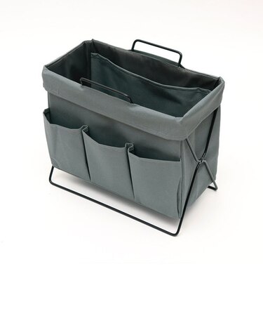 【当商品送料無料】リビングラック 折り畳み テーブル横 通販 折りたたみ 小物入れ リビングバスケット バスケット ボックス ポケット コンパクト