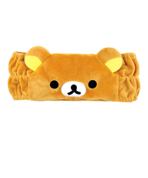 【当商品送料無料】ヘアバンド 洗顔 キャラクター 通販 フェイスヘアバンド ヘアターバン ふわふわ キャラ かわいい メイク お風呂 リラックマ