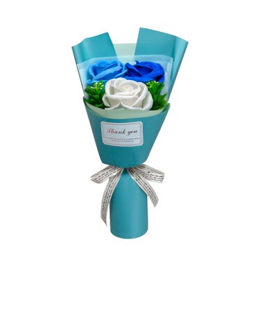 【当商品送料無料】ソープフラワー 花束 通販 フェアリー 3輪 ブーケ アーティフィシャルフラワー アレンジ アレンジメントフラワー 造花