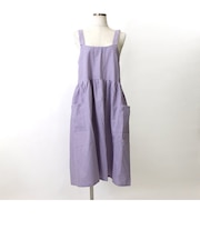 【当商品送料無料】フレア ギャザー クロス エプロン 通販 前掛け 前掛 ふんわり ワンピース 柔らかい やわらかい コットン ユニセックス 綿