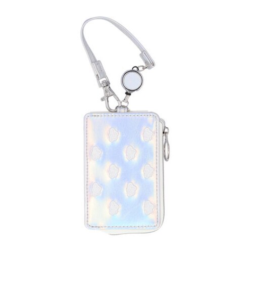 【当商品送料無料】小銭入れ パスケース リール付き 通販 定期入れ パスポーチ 定期 入れ リール 付き 定期券 ケース レディース おしゃれ