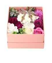 【当商品送料無料】ソープフラワー ボックス 通販 入浴剤 フレグランスボックスアレンジ バスフレグランス 花の形 花びら 造花 ギフト プチギフト