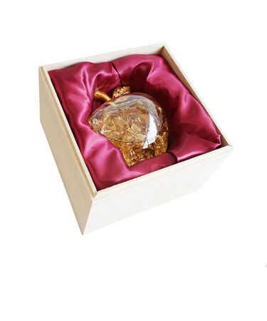 【当商品送料無料】ゴールドアップル 桐箱入り 通販 金運アップ グッズ 金の林檎 風水 玄関 りんご オブジェ 置物 置き物 運 アップ 平和