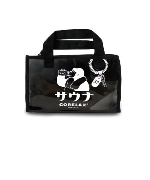 【当商品送料無料】ごリラックス サウナバッグ 通販 スパバッグ サウナ バッグ 温泉バッグ メッシュバッグ 小さめ メッシュ メンズ おしゃれ