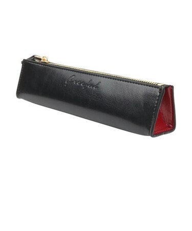 【当商品送料無料】Greeful ペンケース m 通販 グリーフル 筆箱 ペンポーチ puレザー ワイン×ブラウン ダークグリーン×キャメル