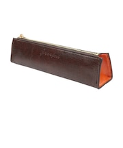 【当商品送料無料】Greeful ペンケース m 通販 グリーフル 筆箱 ペンポーチ puレザー ワイン×ブラウン ダークグリーン×キャメル