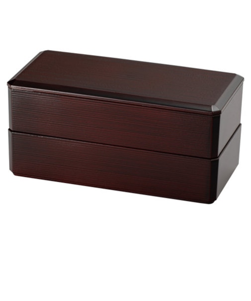 【当商品送料無料】弁当箱 2段 大容量 通販 800ml 木目調 刷毛目 弁当 お弁当 お弁当箱 スクウェア スクエア ランチボックス ランチ