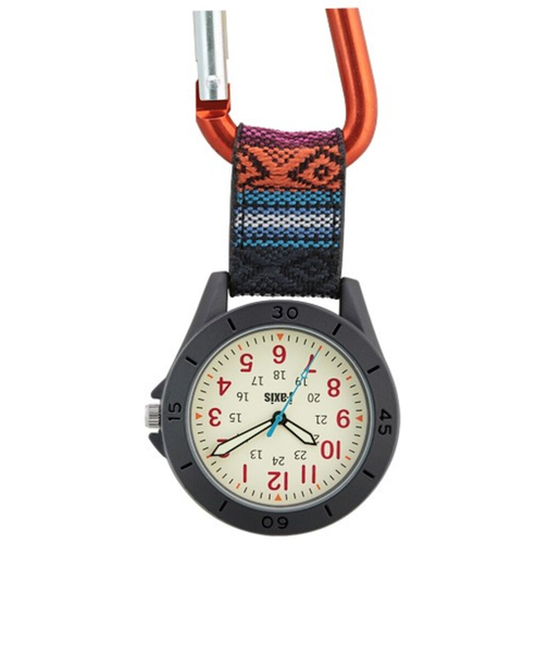 【当商品送料無料】時計 付き キーホルダー 通販 J-AXIS AP1351 カラビナウォッチ 時計 ウォッチ カラビナ時計 ナースウォッチ
