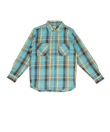 【当商品送料無料】ヒューストン シャツ 40957 通販 HOUSTON ネルシャツ フランネルシャツ チェックビエラシャツ ワークシャツ