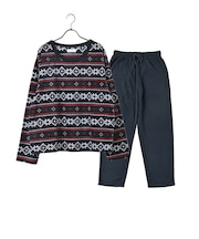 【当商品送料無料】フリース パジャマ 上下 メンズ 通販 部屋着 ルームウェア ルームウエア フリースパジャマ 寝巻き 寝間着 セットアップ