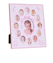 【当商品送料無料】12ヶ月 ベビーフォトフレーム 通販 写真立て 複数 フォトフレーム 13窓 ベビーフレーム ベビー用品 赤ちゃん 出産祝い