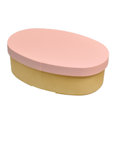 【当商品送料無料】抗菌弁当箱 通販 弁当箱 1段 お弁当箱 一段 ランチボックス 475ml やさしい彩り 小判弁当箱 レンジ対応 電子レンジ