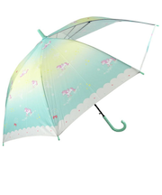 【当商品送料無料】傘 子供用 55 通販 ジャンプ傘 長傘 かさ小学生 キッズ 子供 こども 子ども 女の子 女子 女児 透明窓 窓付き 55cm