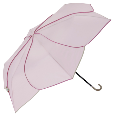 【当商品送料無料】because ビコーズ 折りたたみ傘 レディース 50cm 通販 晴雨兼用傘 折り畳み傘 雨傘 日傘 折り畳み 折りたたみ