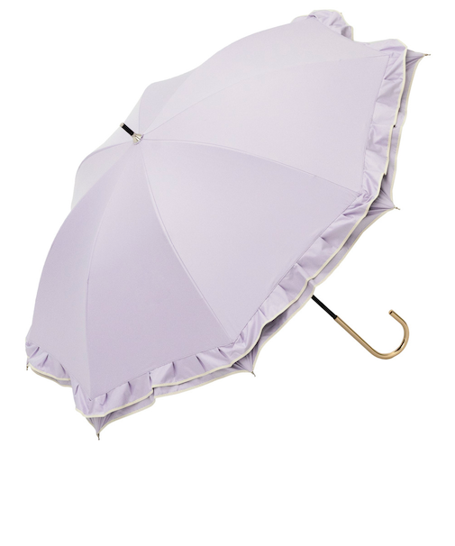 【当商品送料無料】because ビコーズ 晴雨兼用傘 長傘 遮熱性 通販 傘 雨傘 日傘 晴雨兼用 UVカット 遮光 刺繍 紫外線対策