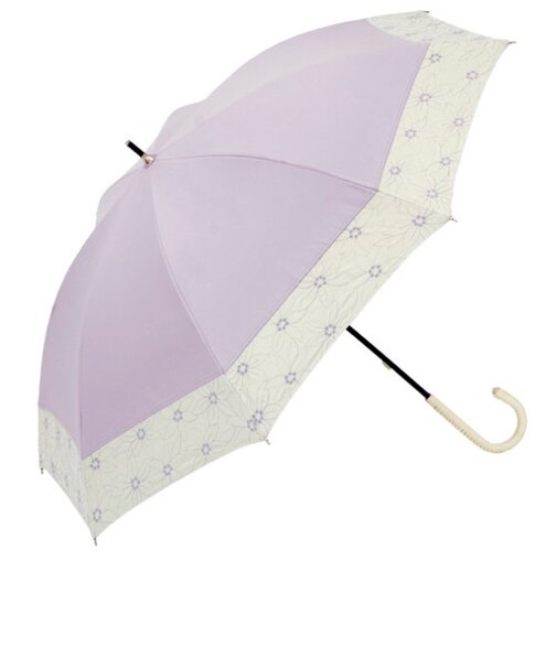 【当商品送料無料】because ビコーズ 晴雨兼用傘 長傘 遮熱性 通販 傘 雨傘 日傘 晴雨兼用 UVカット 遮光 紫外線対策 紫外線カット