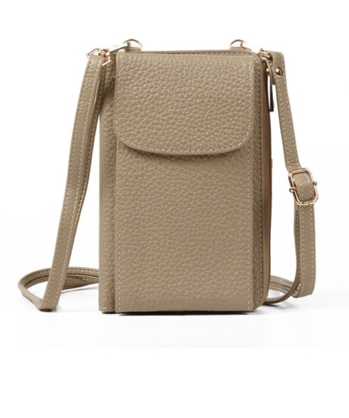 【当商品送料無料】スマホショルダー 大人 かわいい 通販 Blanc Pomm スマホポシェット 本革 スマホポーチ お財布ショルダー