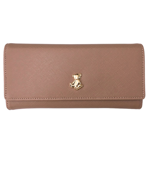 【当商品送料無料】財布 レディース 長財布 通販 お財布 ロングウォレット 小銭入れ さいふ ロング ウォレット テディベア キュート かわいい