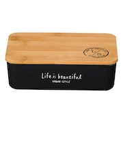 【当商品送料無料】ランチボックス おしゃれ 通販 弁当箱 お弁当箱 1段 一段 600ml レンジ対応 本体のみ 食洗機対応 LIFE IS