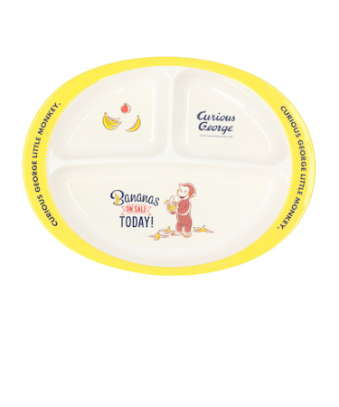【当商品送料無料】キッズ キャラクター ランチプレート 通販 赤ちゃん 食器 皿 お皿 仕切り皿 すくいやすい 割れにくい 深め 軽い SKATER