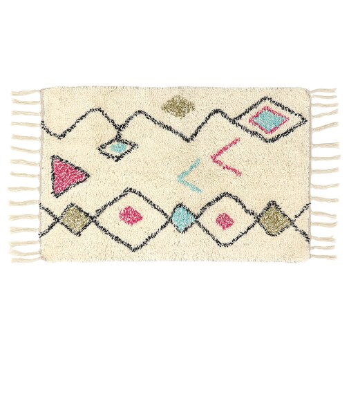 【当商品送料無料】玄関マット 室内 おしゃれ 通販 マット ベルベリッシュ 玄関ラグ モロッカン 50 75 インテリアマット キッチンマット