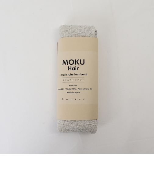 【当商品送料無料】MOKU ヘアバンド モク 通販 ヘアーバンド ネックウォーマー 太め kontex コンテックス シンプル おしゃれ 無地 綿