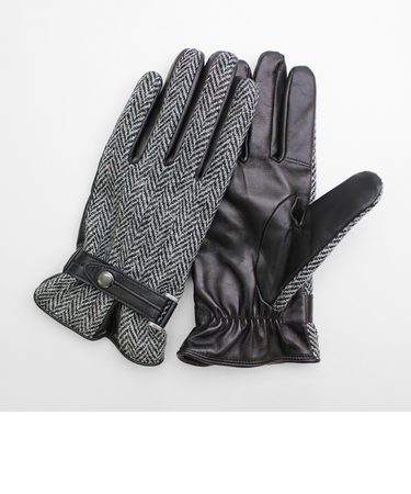 【当商品送料無料】ハリスツイード 手袋 メンズ 通販 Harris Tweed グローブ スマートフォン対応 手ぶくろ スマホ 対応