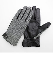 【当商品送料無料】ハリスツイード 手袋 メンズ 通販 Harris Tweed グローブ スマートフォン対応 手ぶくろ スマホ 対応