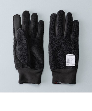 【当商品送料無料】クロダ 手袋 メンズ 通販 グローブ 手ぶくろ POLARTEC ThermalPro 防寒 レザー 革 ピッグスエード コンビ