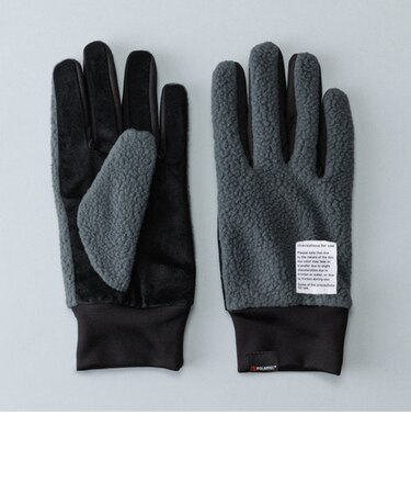 【当商品送料無料】クロダ 手袋 メンズ 通販 グローブ 手ぶくろ POLARTEC ThermalPro 防寒 レザー 革 ピッグスエード コンビ